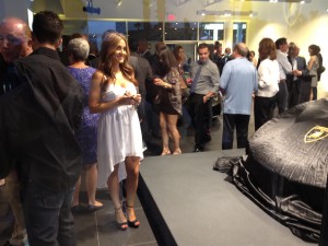 Cigar Vixen at Lamborghini Opening Newport Beach